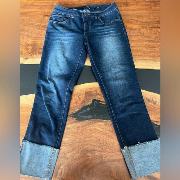 1822 Denim Jeans 822 Taylor Cropped Cuff Skinny Jeans Poshmark